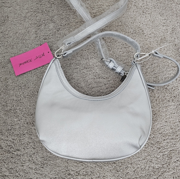 Stylish Silver Embellished Shoulder Bag - Picture 4 of 11